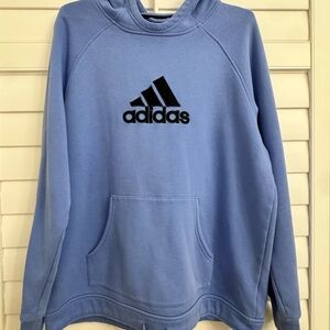 Adidas Men's Light Blue Hoodie